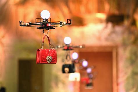 dolce gabbana runway drones|Dolce & Gabbana drones fly the catwalk at Milan Fashion Week.